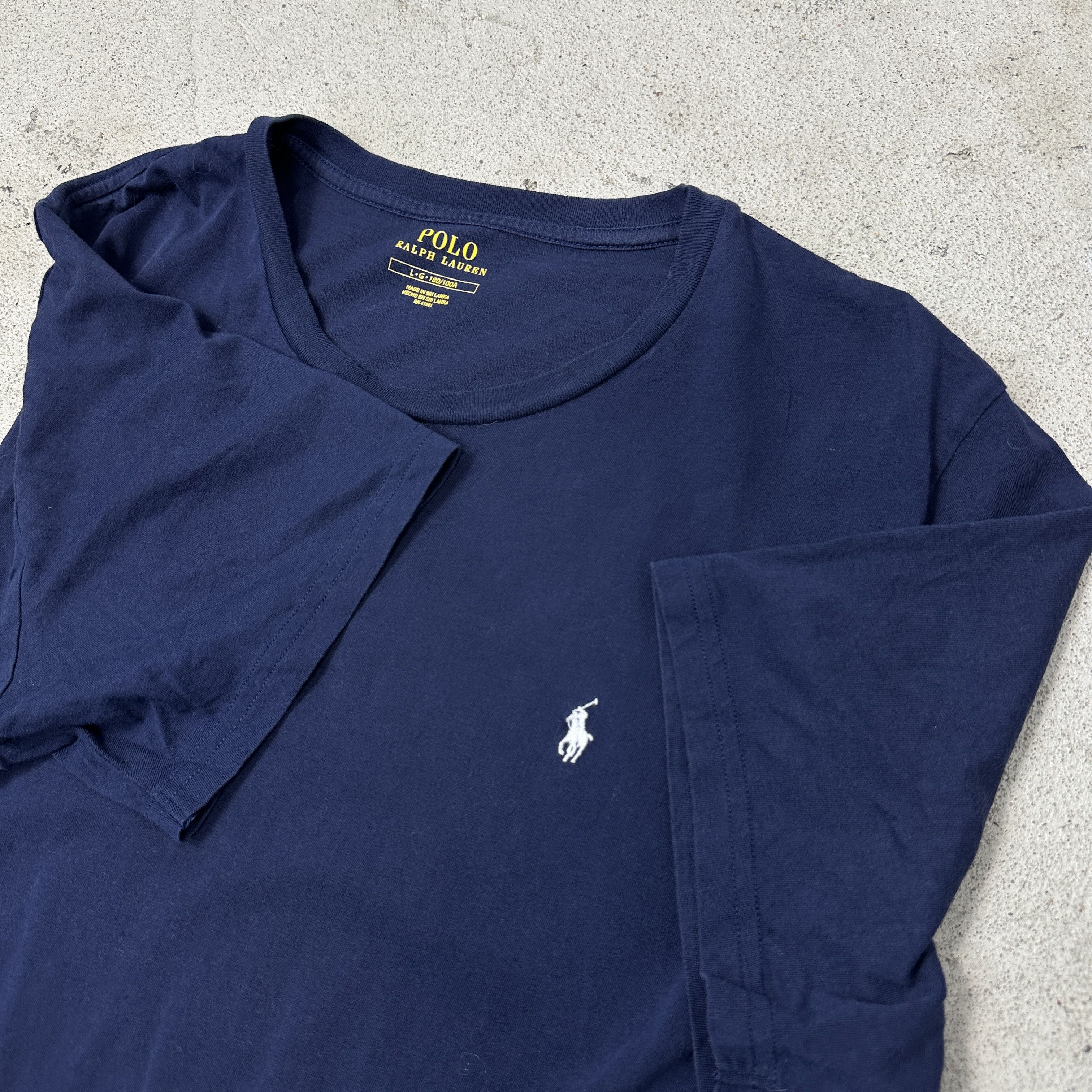 Polo Ralph Lauren Vintage Preppy Sporty Navy Polo Ralph Lauren T-shirt Y2K Size US L / EU 52-54 / 3 - 4 Thumbnail