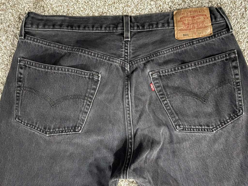 Levi's VTG Levi’s 501 Denim Black Jeans 1996 501-0660 Men’s 38x30 Size US 38 / EU 54 - 1 Thumbnail