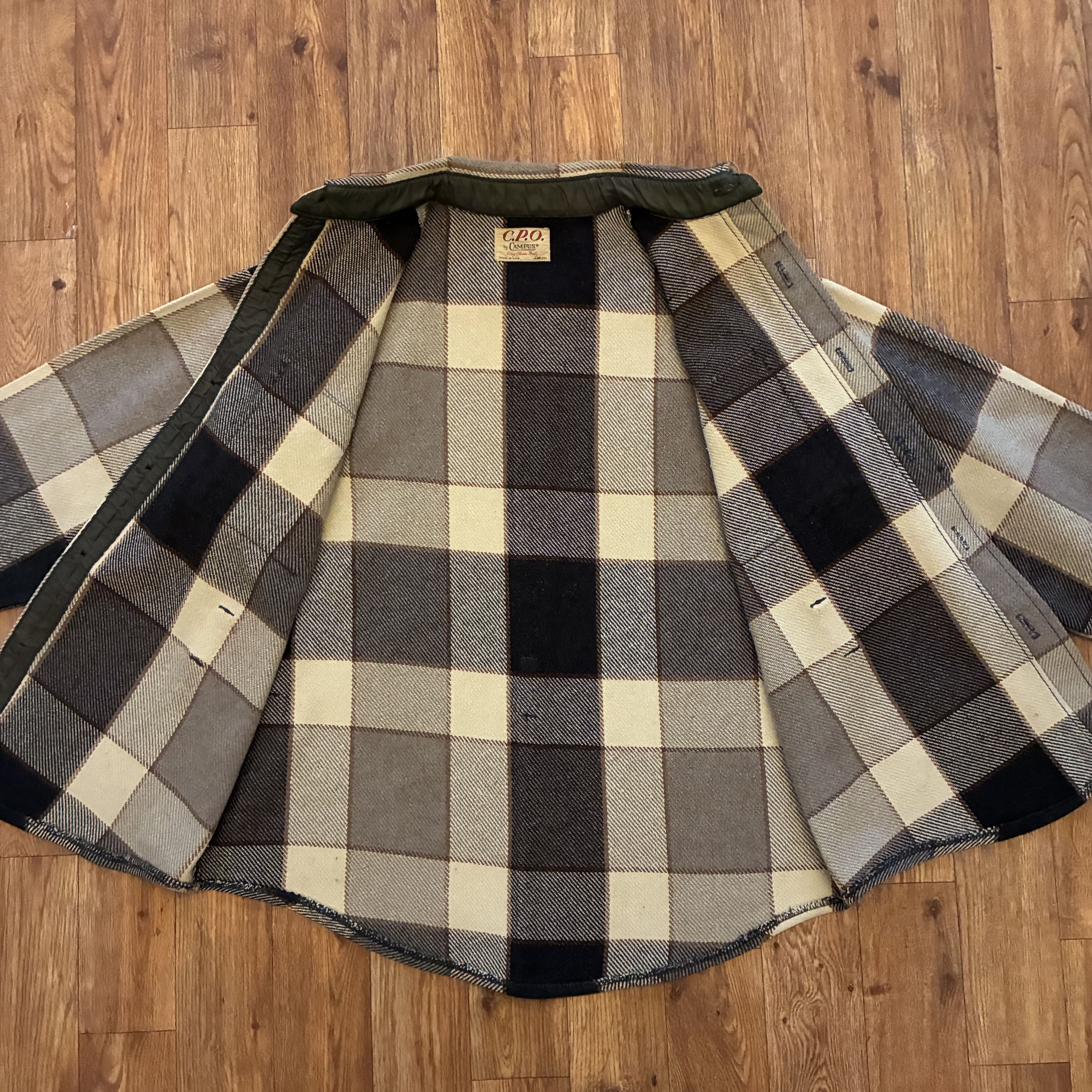 Other Wool CPO Shirt Plaid Vintage Campus 60s Size US M / EU 48-50 / 2 - 9 Thumbnail