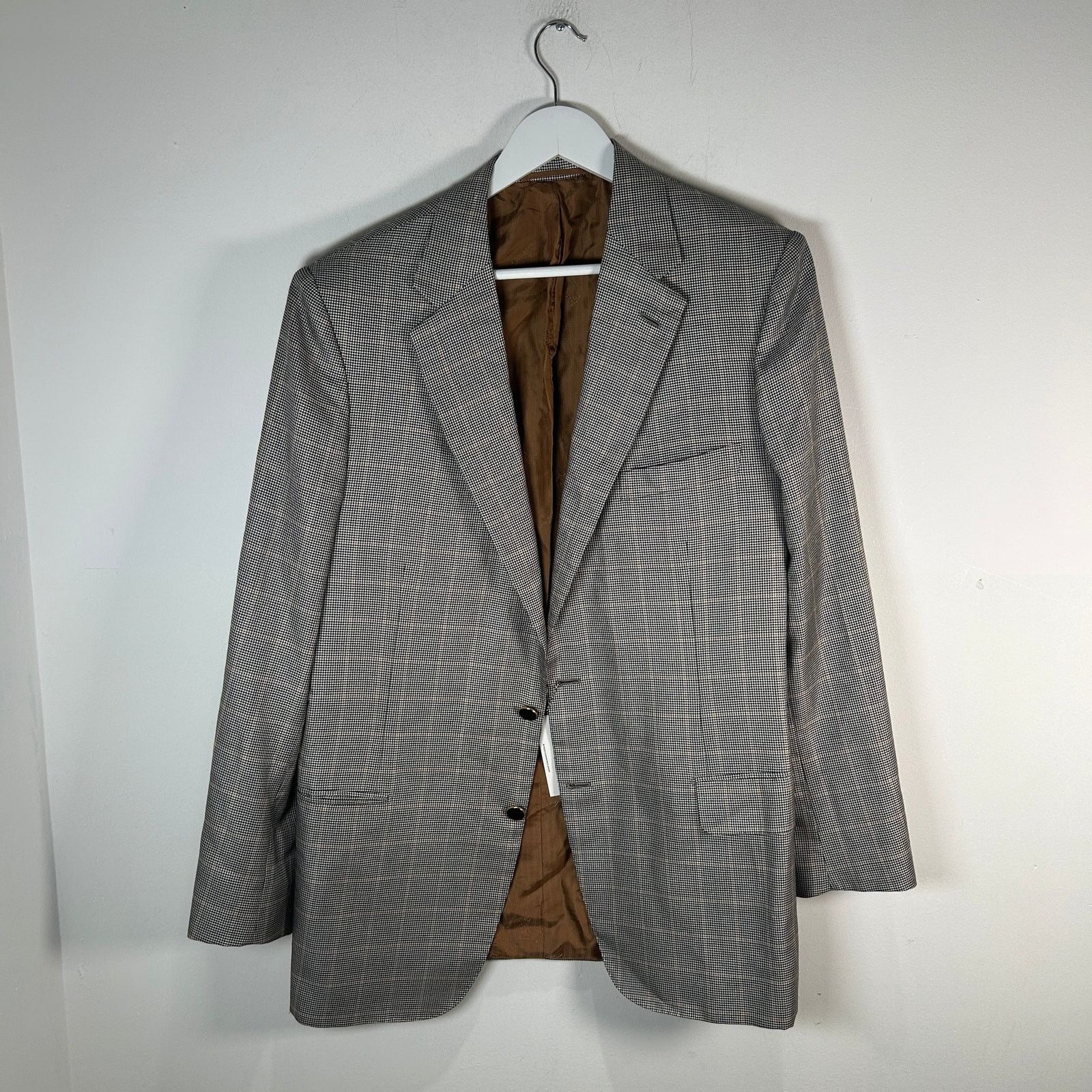 Brioni Brioni Houndstooth Blazer Size L Size 44L - 1 Thumbnail