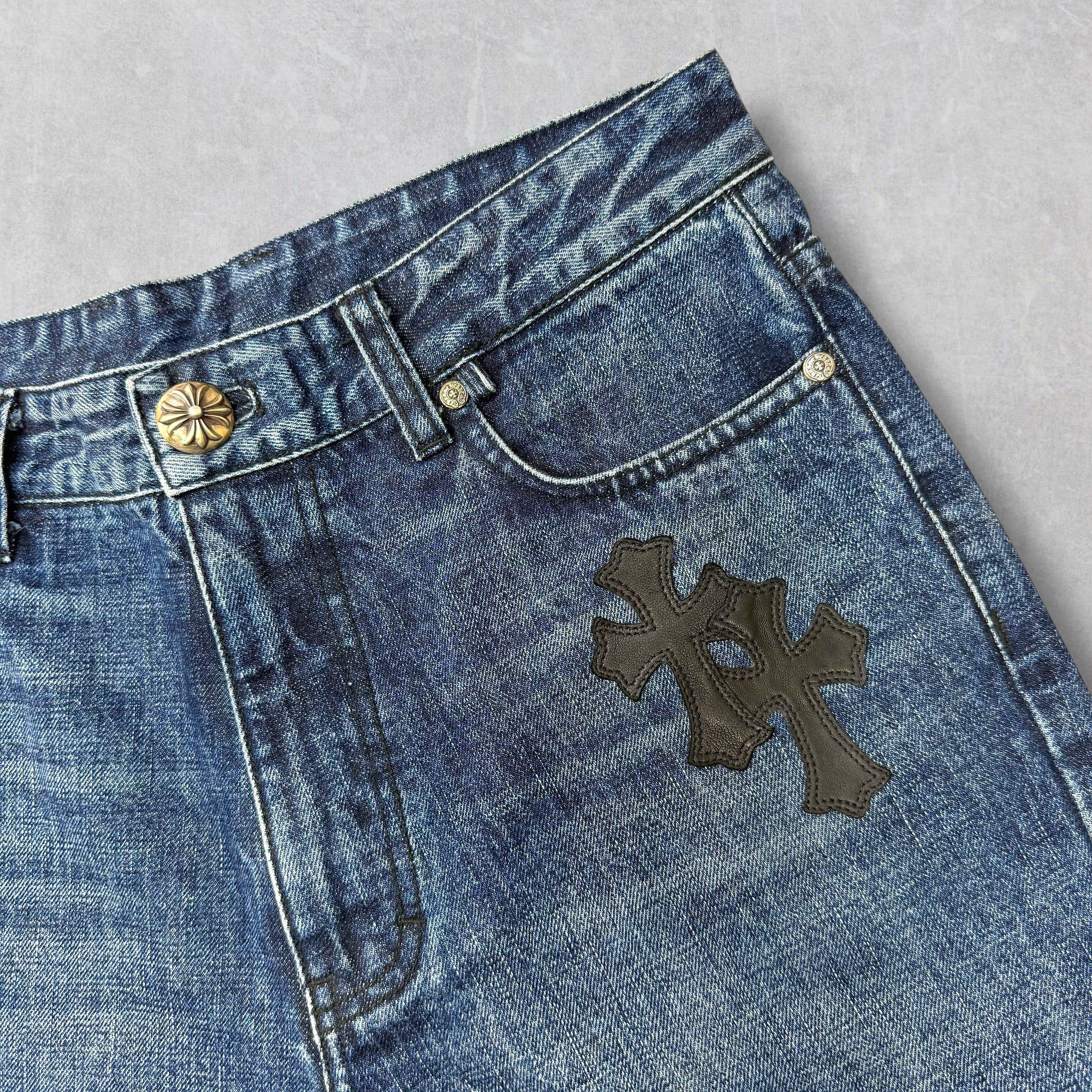 Chrome Hearts Chrome Hearts Turbo Diesel Cross Patch Shorts 28 Size US 28 / EU 44 - 4 Thumbnail