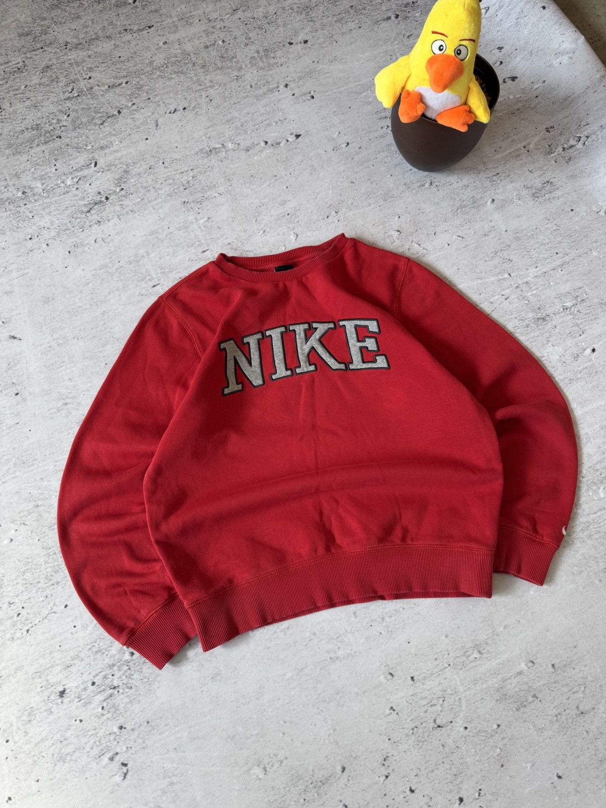 Nike × Vintage NIKE VINTAGE 00s y2k OVERSIZE BAGGY SWEATSHIRT CENTER LOGO Size US S / EU 44-46 / 1 - 1 Thumbnail