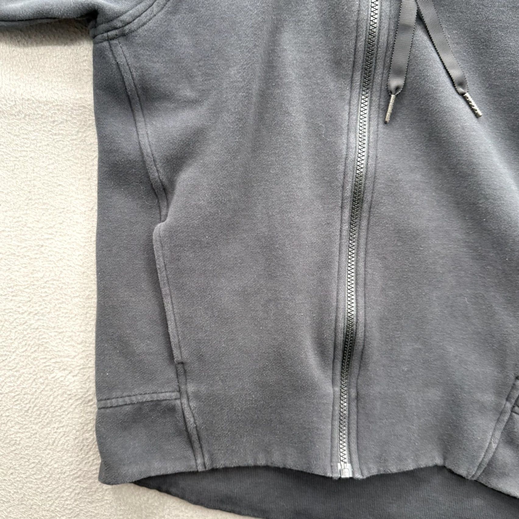 Lululemon Lululemon Scuba Hoodie Womens 8 Black Full Zip Fleece High Neck Sweatshirt Size M / US 6-8 / IT 42-44 - 6 Thumbnail