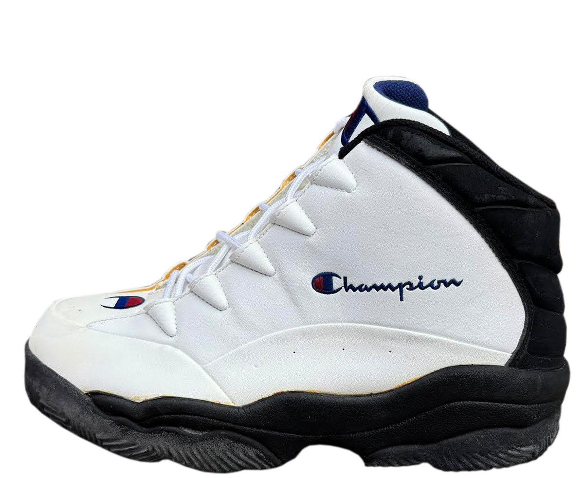 Champion Basketball Leon Mid White / Windsor / Cardinal 11.5