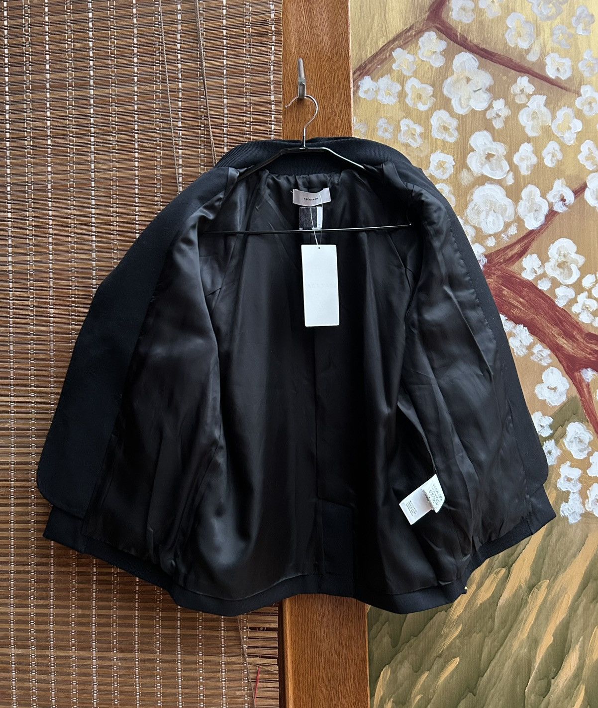 Facetasm × Japanese Brand Facetasm Deconstructed Wool Satin Bomber Western Jacket NEW Size US S / EU 44-46 / 1 - 6 Thumbnail