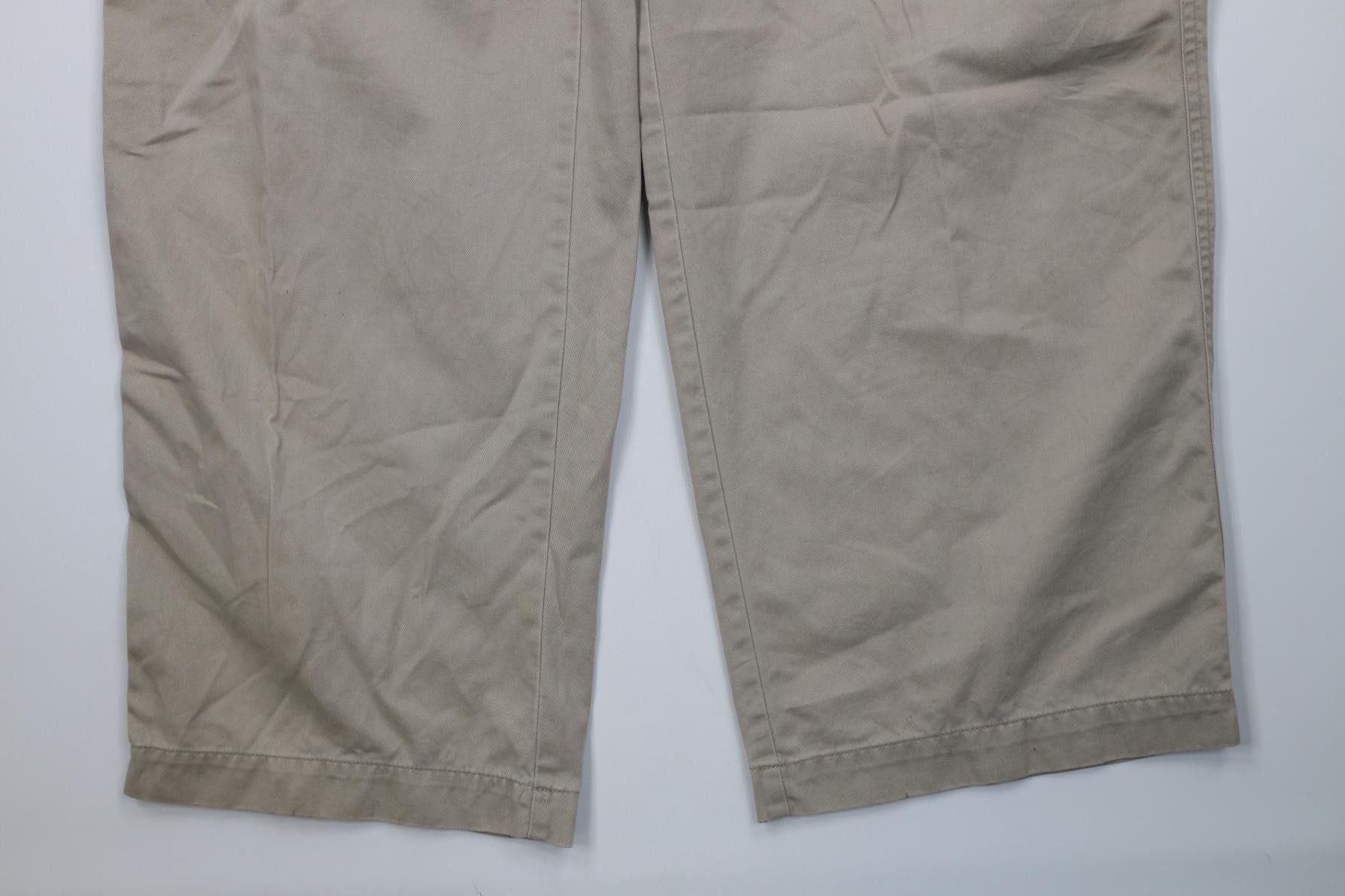 Express Vintage Y2K 2002 Express Baggy Wide Leg Cargo Pants Beige Size US 36 / EU 52 - 4 Thumbnail