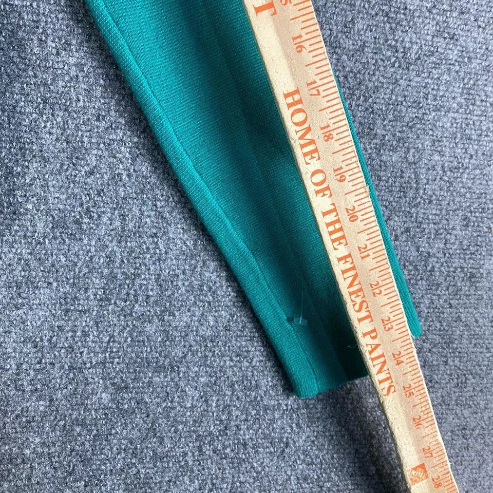 Loft LOFT Pea Coat Women's Medium 100% Cotton Knitted Teal M Size M / US 6-8 / IT 42-44 - 7 Thumbnail