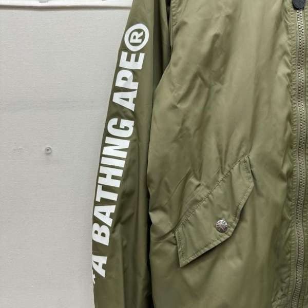 Bape 🔥 Bape Nylon Bomber Jacket japan a bathing ape coat Size US M / EU 48-50 / 2 - 10 Thumbnail