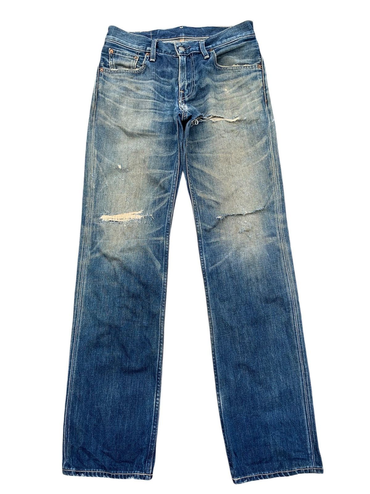 Levi's LEVIS 502 FADED & RUSTY DISTRESSED DENIM Size US 30 / EU 46 - 1 Thumbnail