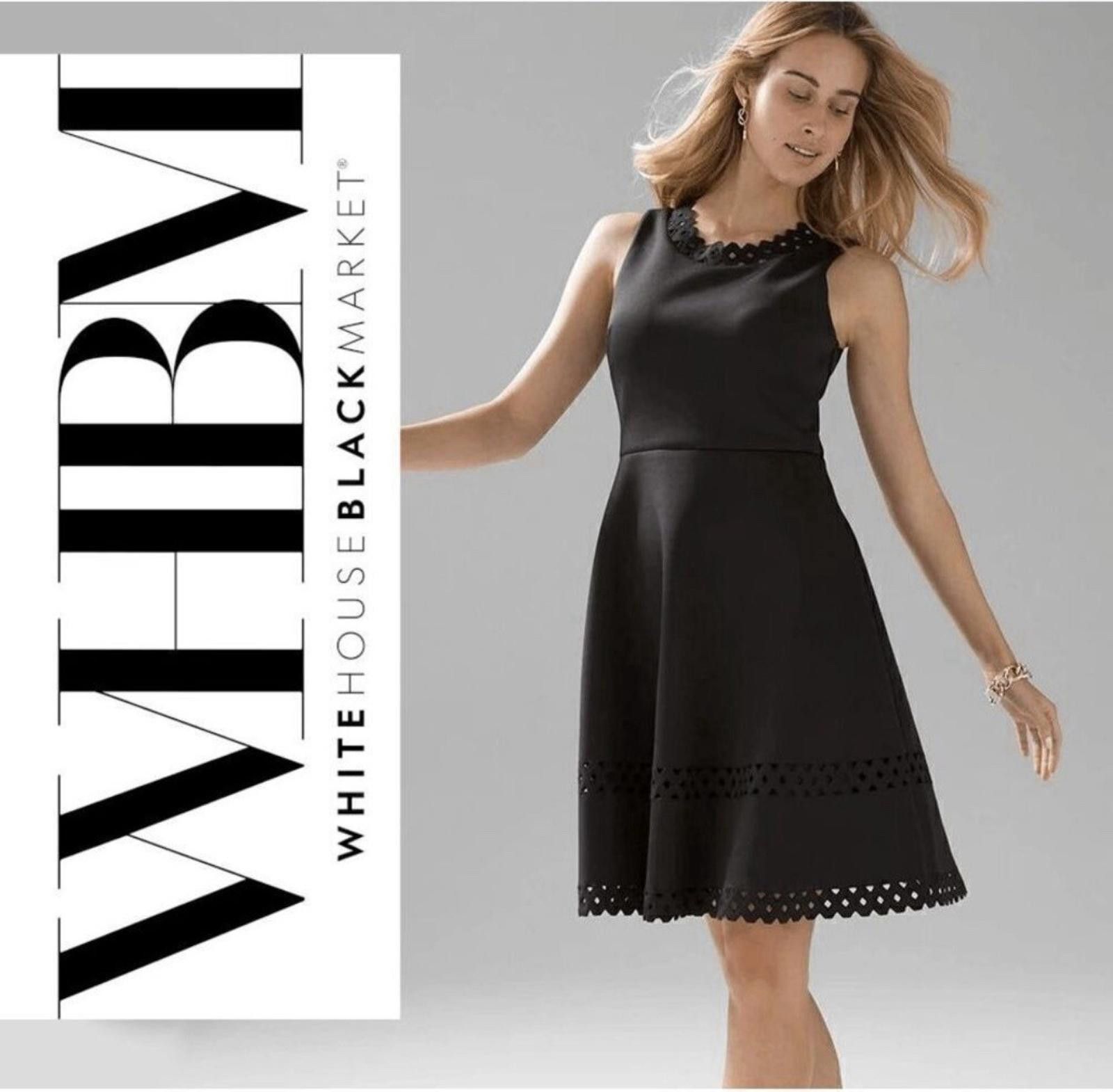 Other WHBM Black SL Scuba Dress with Geometric Cutouts Size 6 NWT Size M / US 6-8 / IT 42-44 - 1 Thumbnail