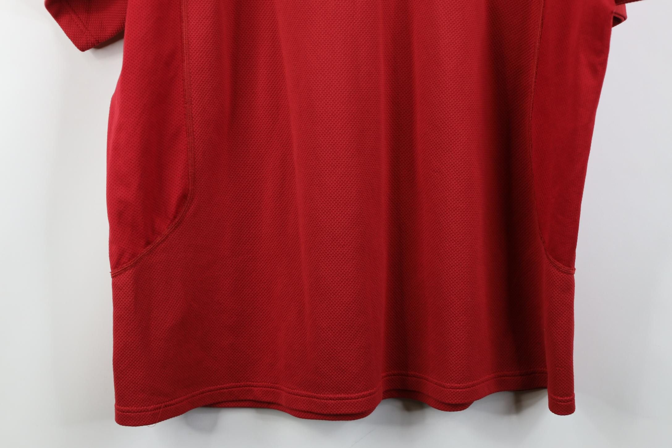 Nike Vintage Y2K Nike Swoosh Thermal Knit Short Sleeve T-Shirt Size US XL / EU 56 / 4 - 14 Thumbnail