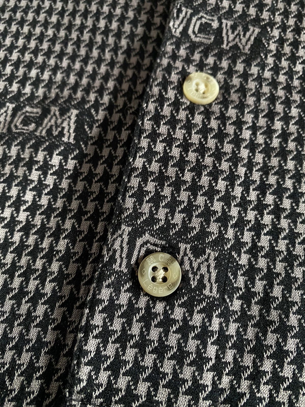 Vintage Vintage MCM Monogram Polo Tshirt Size US M / EU 48-50 / 2 - 6 Thumbnail
