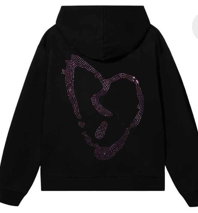 Revenge X Heartbreak bejeweled hoodie purple Size US M / EU 48-50 / 2 - 3 Thumbnail