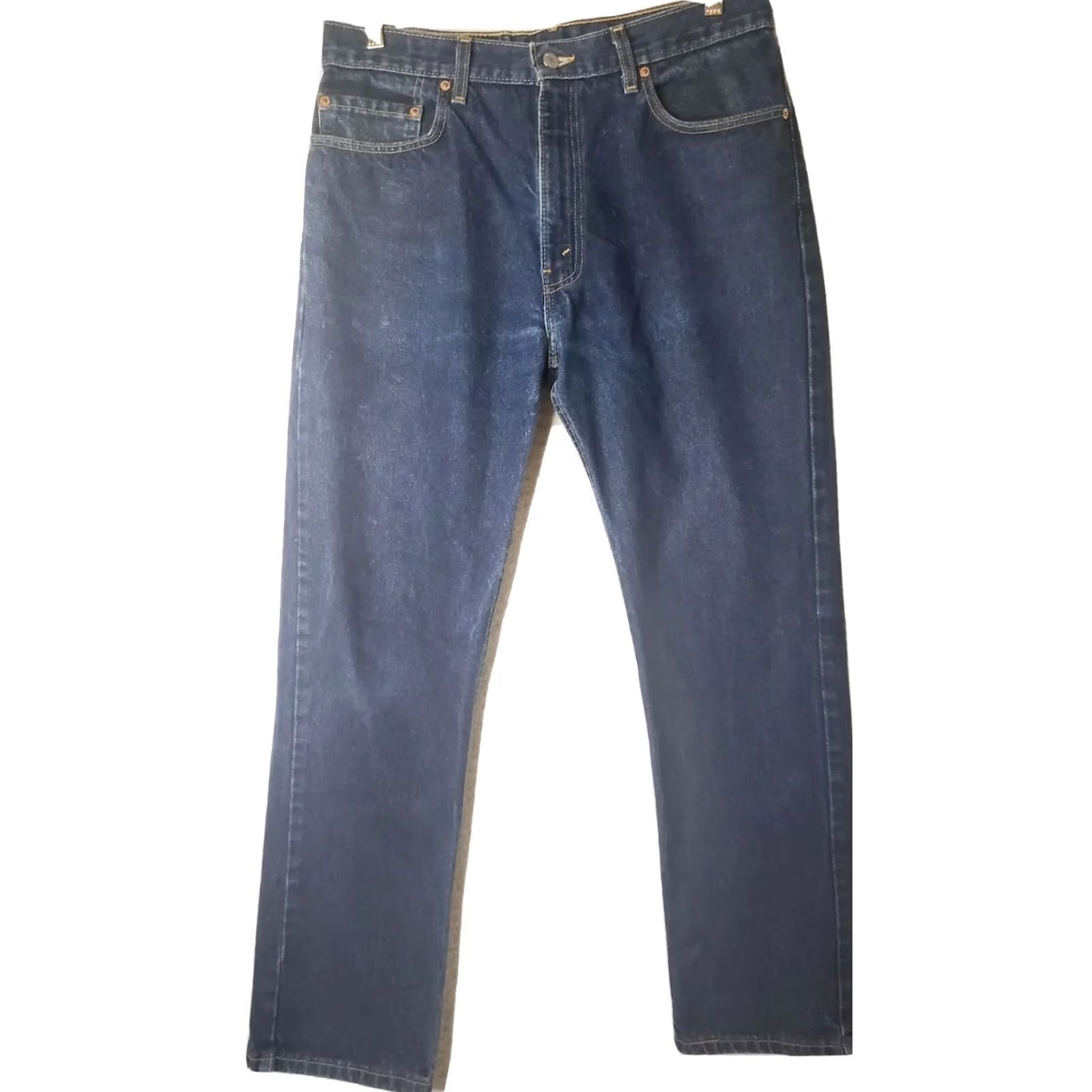 Levi's Levi’s Men's 505 Stretch Jean Regular Fit Cotton Straight Leg 5-Pocket 34 x 30 Jeans Size US 34 / EU 50 - 2 Thumbnail