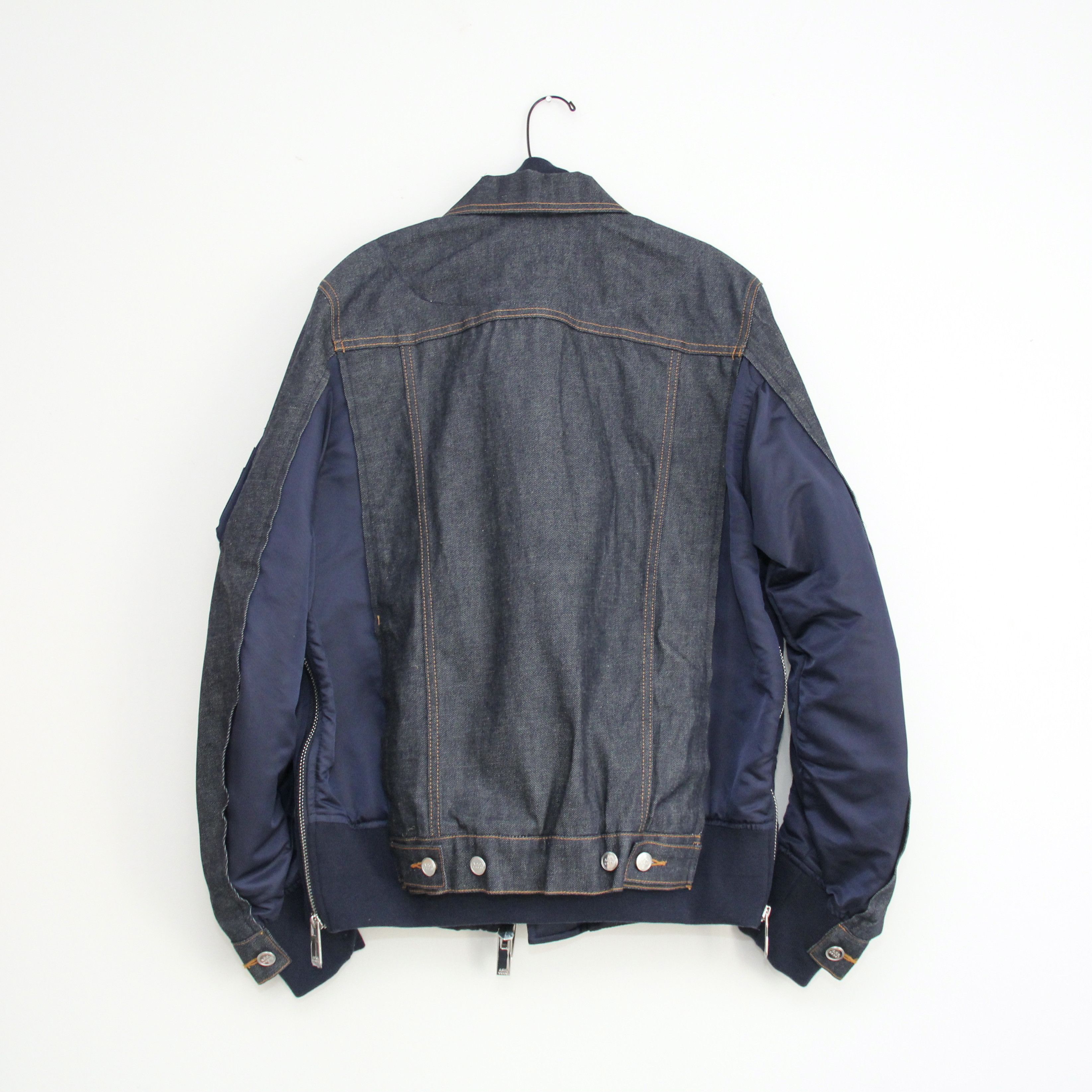 A.P.C. × Sacai A.P.C x Sacai Denim Bomber Jacket BNWT Small Size US XS / EU 42 / 0 - 4 Thumbnail