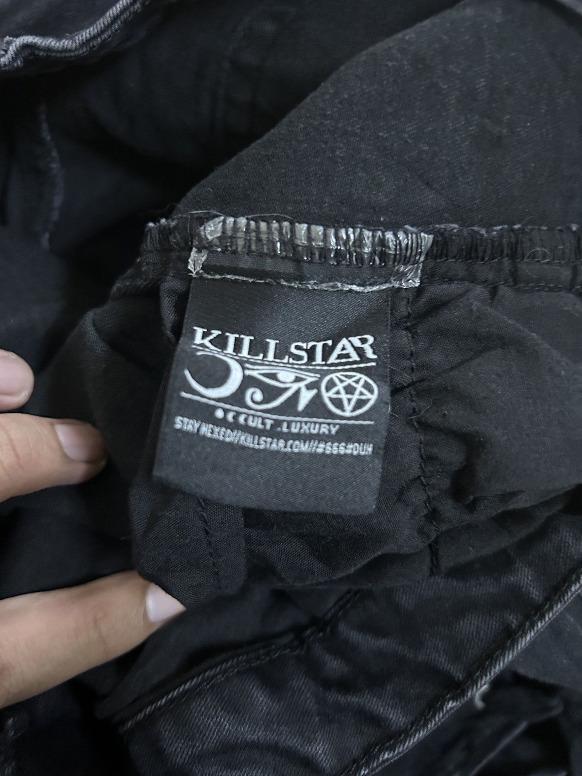Japanese Brand × Killstar KILLSTAR Cult Luxury Mad Punk Style Skinny Fits Denim Size US 36 / EU 52 - 11 Thumbnail