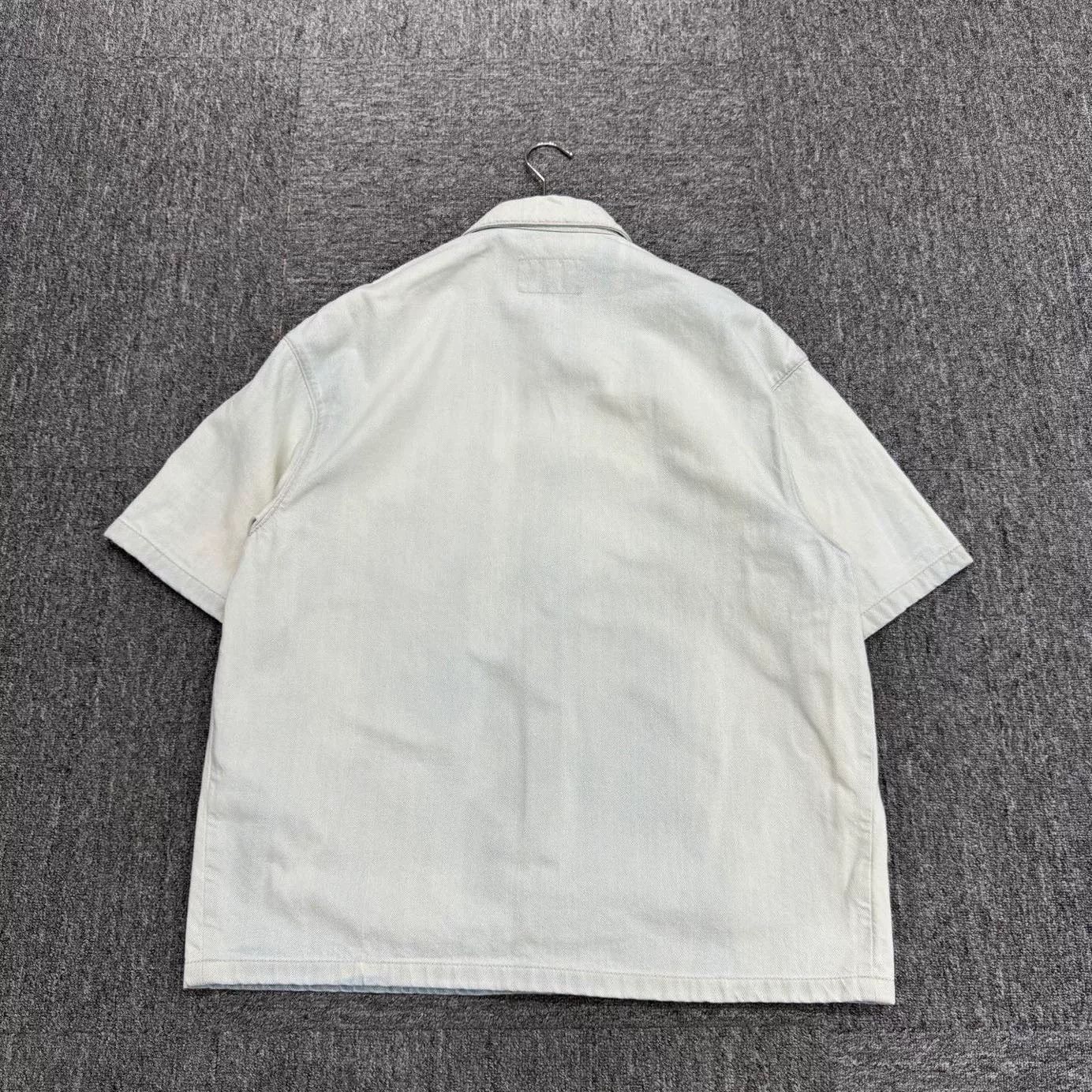 Prada prada logo denim short sleeve shirt. Size US S / EU 44-46 / 1 - 2 Thumbnail