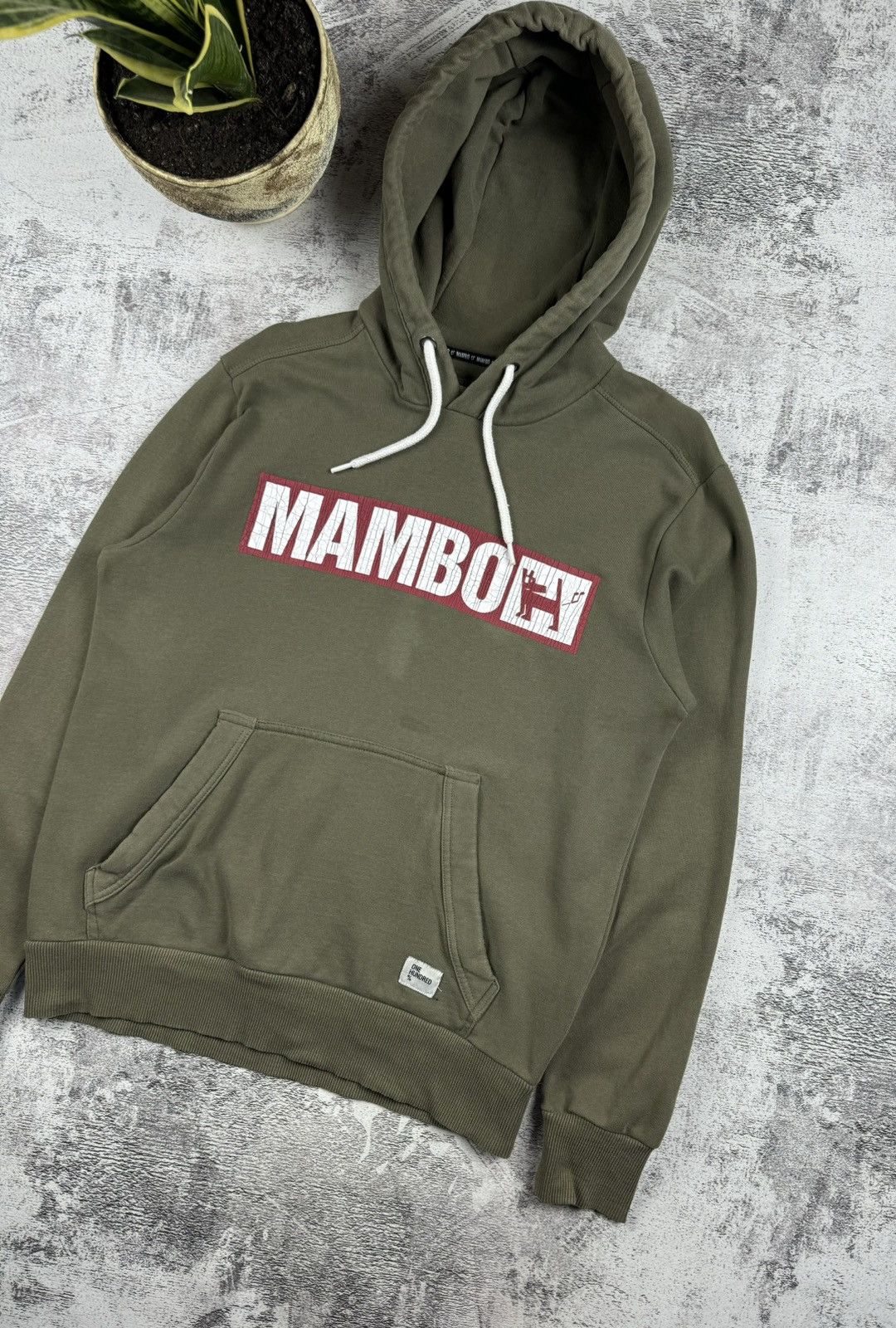 Mambo Mambo Distressed Dog logo Retro Surf Wear Skate Green Hoodie Size US S / EU 44-46 / 1 - 3 Thumbnail