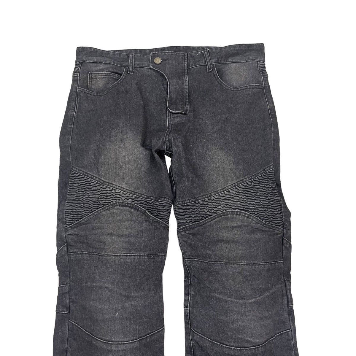 Le Grande Bleu (L.G.B.) 🔥Vintage VOLERO Padded Biker Trousers Pants Size US 36 / EU 52 - 7 Thumbnail