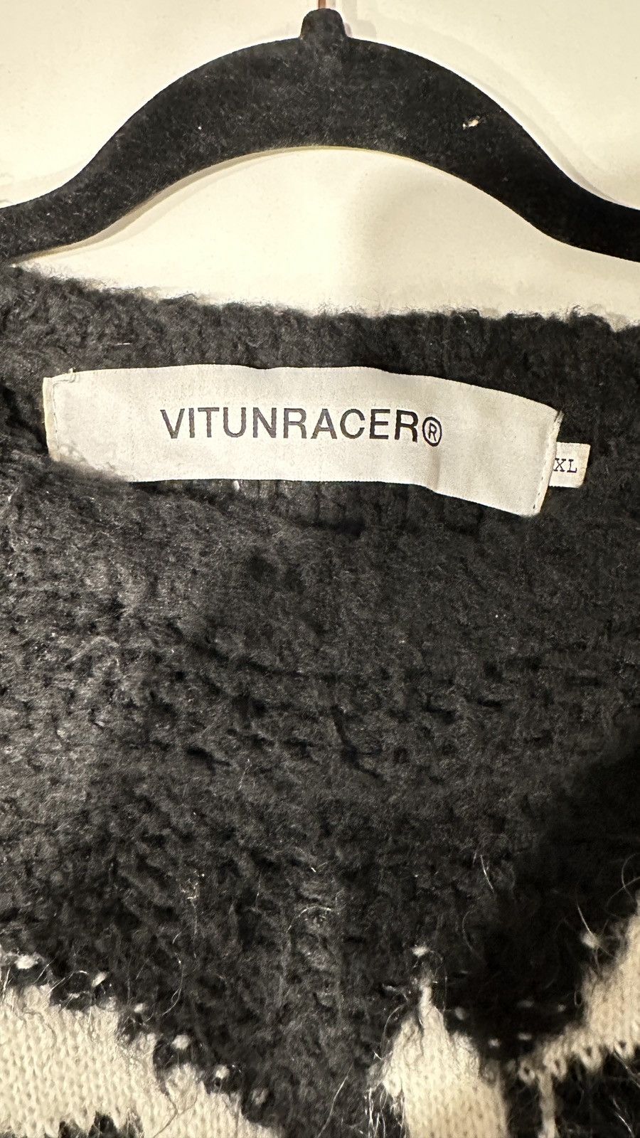 Japanese Brand × Racer Worldwide Racer Worldwide Black Mohair Sweater Size US XL / EU 56 / 4 - 3 Thumbnail