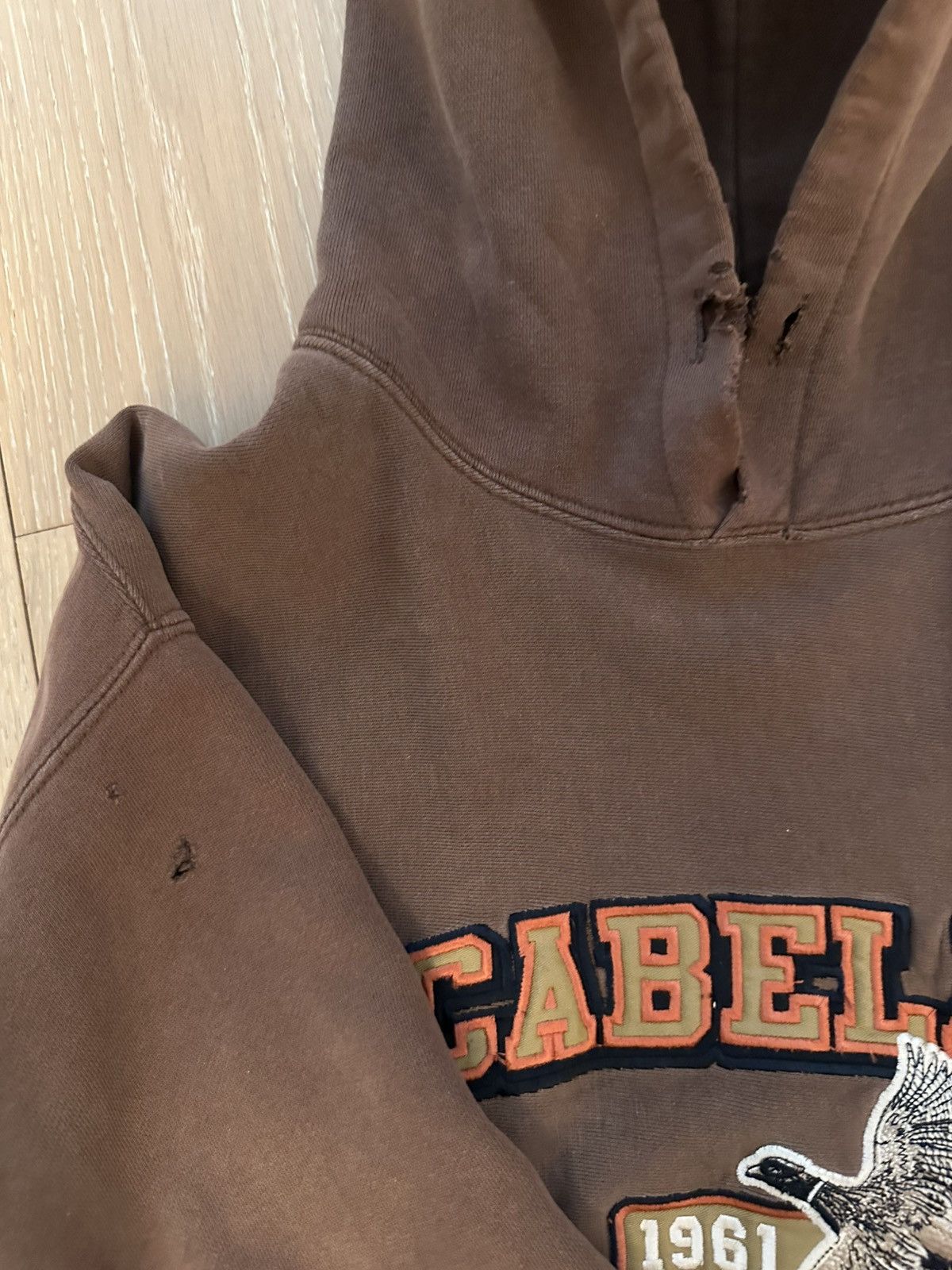 Other Cabelas 1961 Distressed Brown Hoodie Size US XL / EU 56 / 4 - 4 Thumbnail