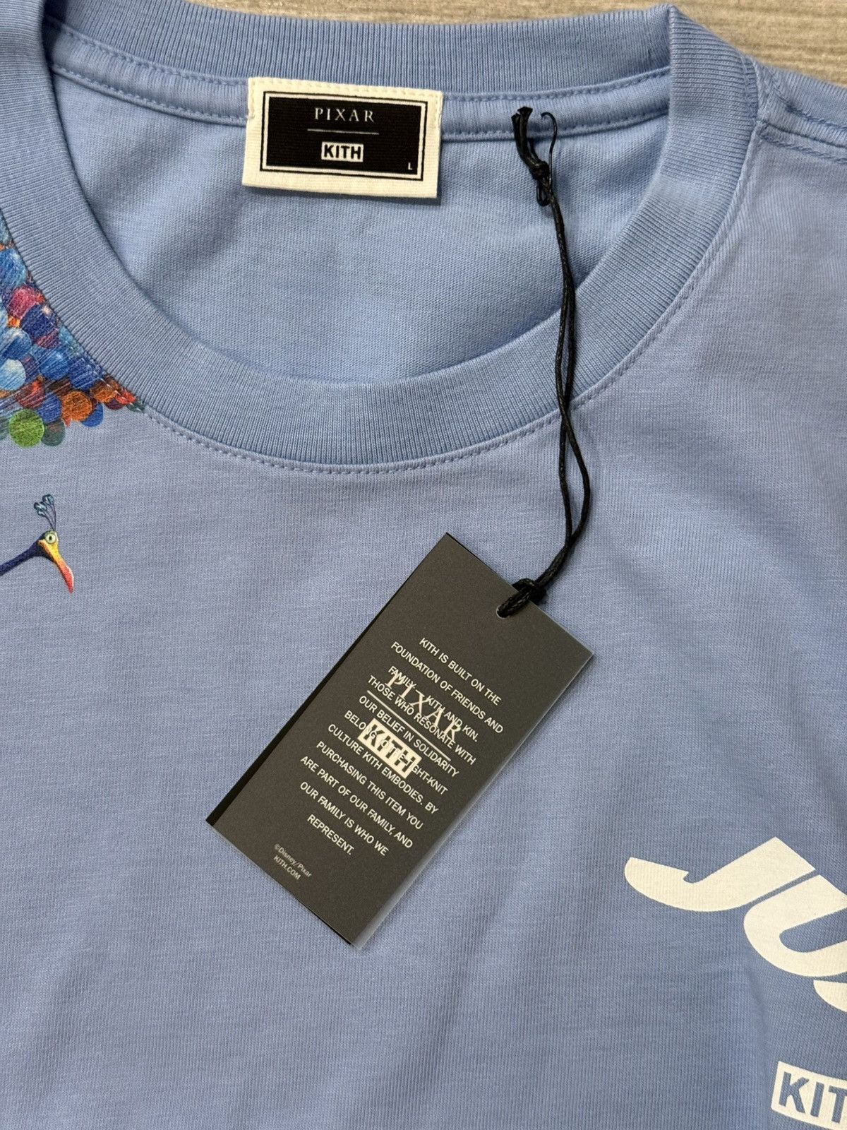 Disney × Kith Men's KITH Disney Pixar Up Vintage Tee Orbit Blue Sz L Large Size US L / EU 52-54 / 3 - 6 Thumbnail