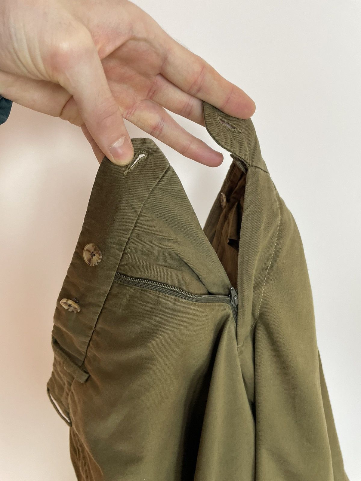 Suitsupply Suitsupply mens green army chino pants size 48 Size US 32 / EU 48 - 9 Thumbnail