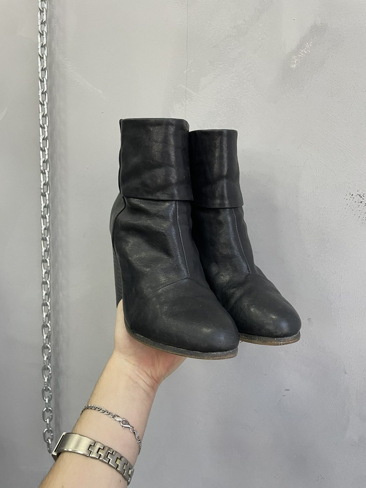 Rag & Bone Rag & Bone leather ankle boots vintage y2k rick owens style Size US 6 / IT 36 - 2 Thumbnail
