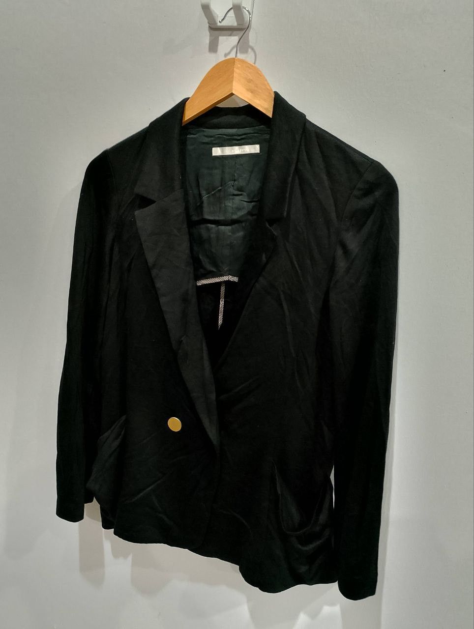 NOLLEY'S NOLLEY'S SOPHI Black Double Breasted Blazer Jacket Size XS / US 0-2 / IT 36-38 - 4 Thumbnail