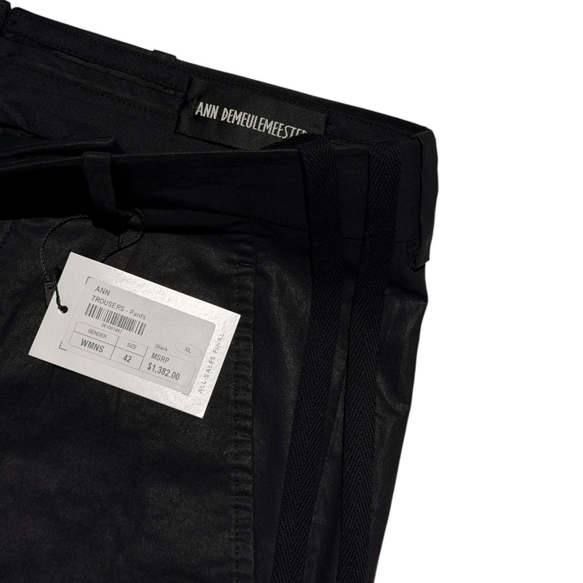 Ann Demeulemeester Waxed coated bonne wide leg trouser Size US 32 / EU 48 - 2 Thumbnail