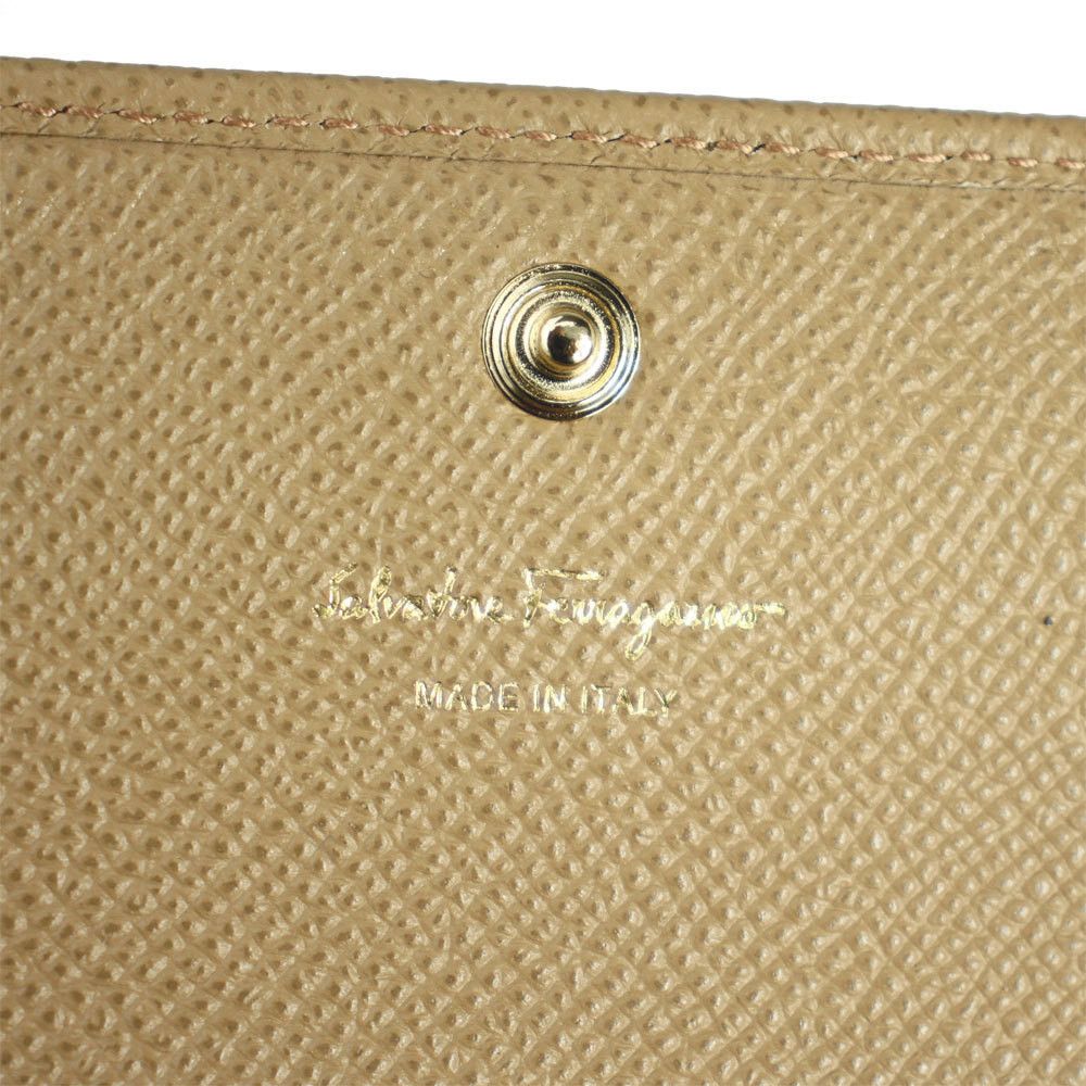 Salvatore Ferragamo o1s1rm0924 Size: OS / Long Leather Wallet in Camel Size ONE SIZE - 6 Thumbnail