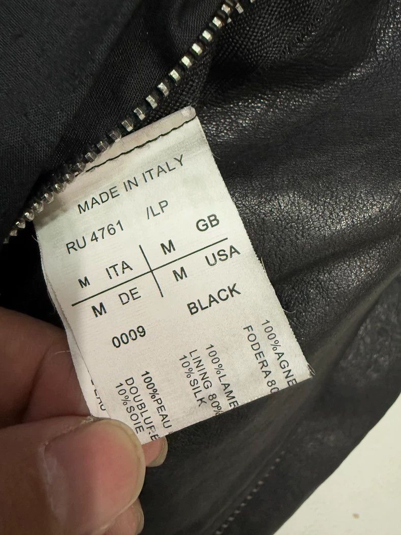 Rick Owens rick owens Leather Jacket 2504-Nextarrow Size US M / EU 48-50 / 2 - 6 Thumbnail