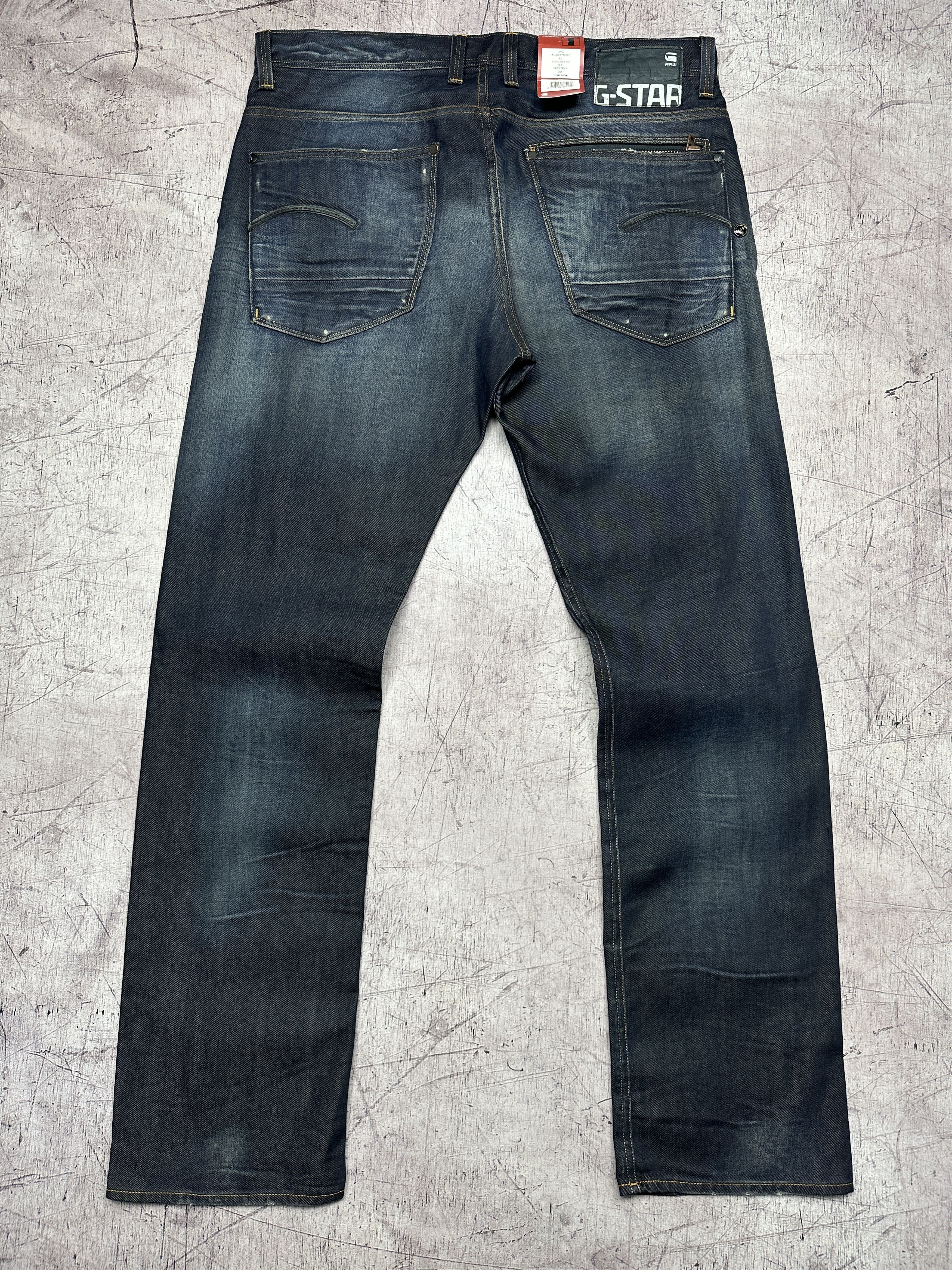 G-Star NEW! G Star Raw Mens Attacc Straight Denim Pants Jeans Size US 36 / EU 52 - 1 Thumbnail