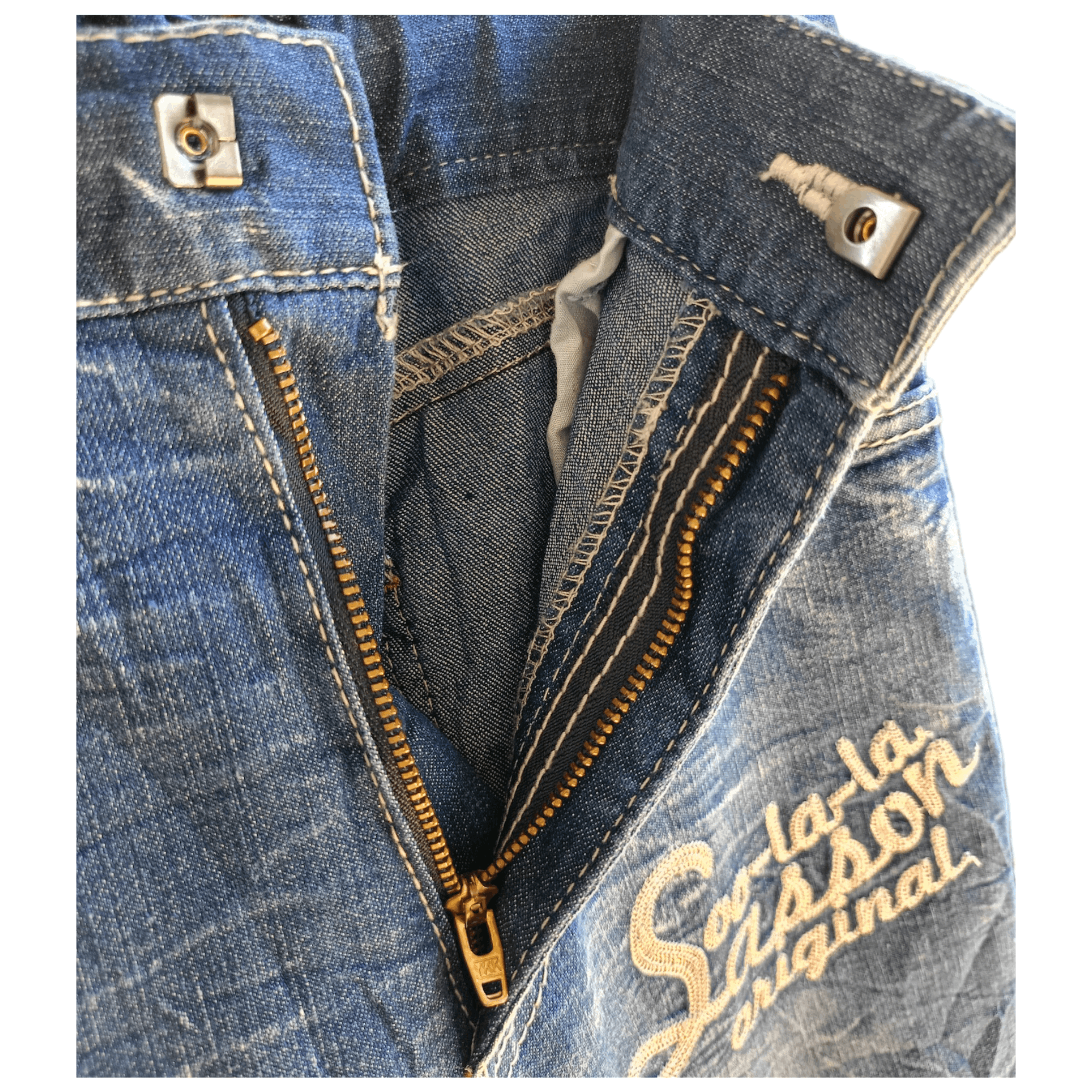 Japanese Brand × Vintage OO-LA-LA SASSON Classic Japanese Jeans Vintage Denim Size 28" / US 6 / IT 42 - 7 Thumbnail