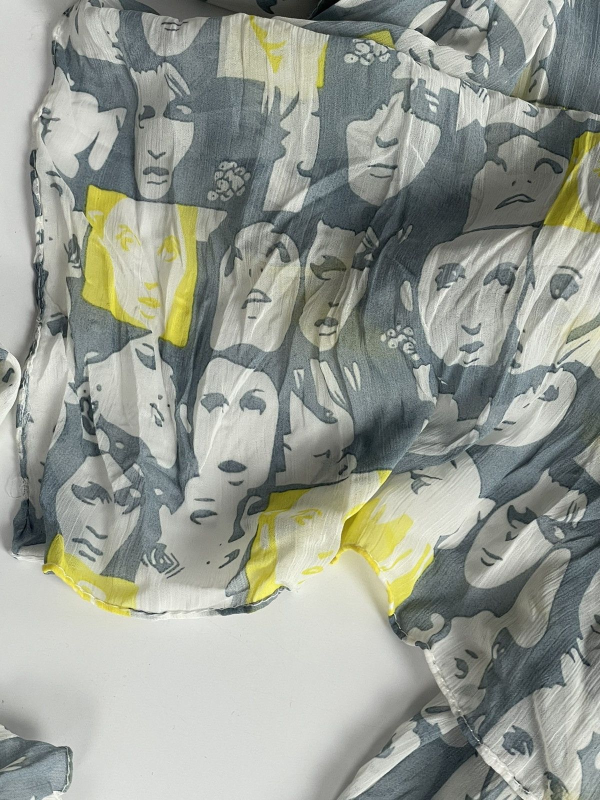 Designer × Japanese Brand Japanese Sexy Logo Mesh Vintage Y2K Scarf Size ONE SIZE - 6 Thumbnail