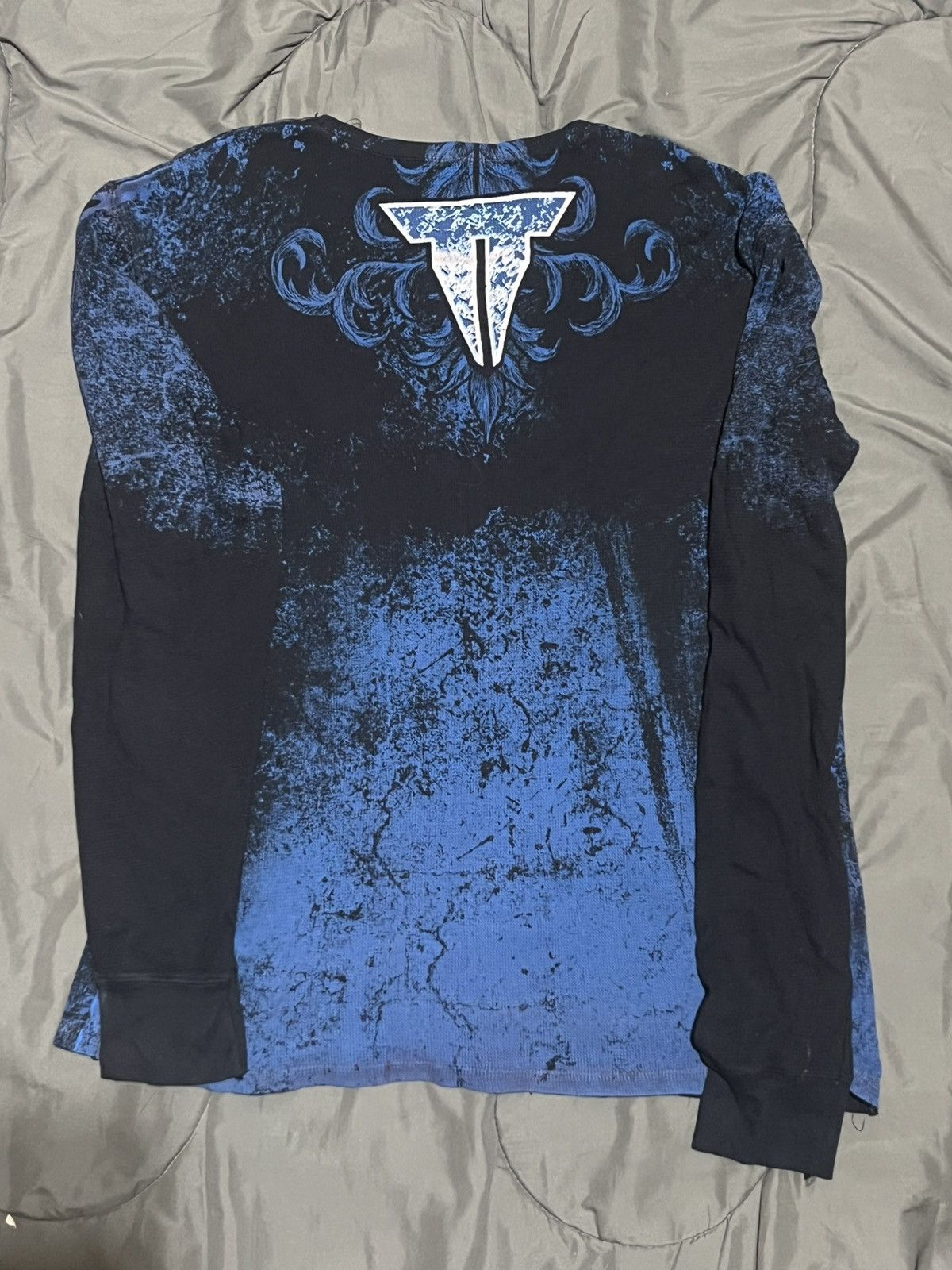 Other Black / Blue Throwdown Thermal Longsleeve Size US XL / EU 56 / 4 - 3 Thumbnail