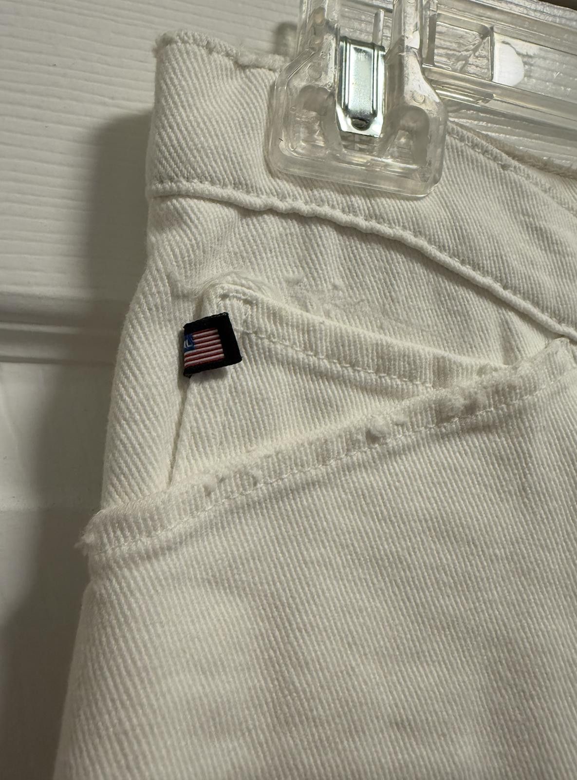 Polo Ralph Lauren White Side Buckle Capri Pants Size 8 Ralph Lauren Size 30" / US 8 / IT 44 - 2 Thumbnail