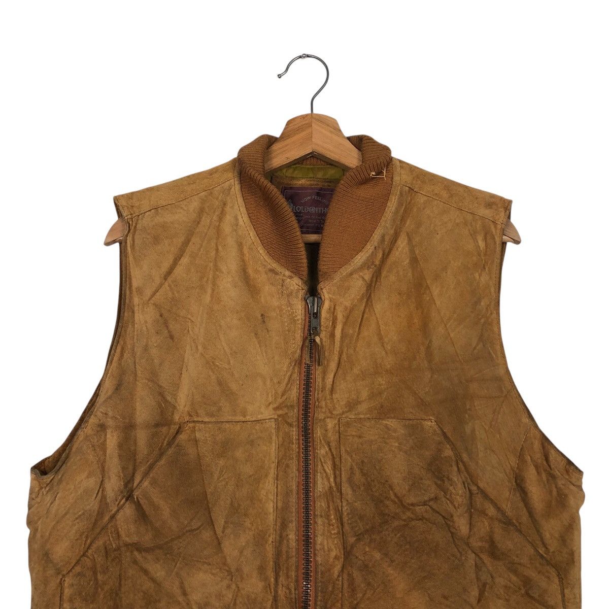 Japanese Brand 📌Vintage Utility Vest Leather Loldanthony Issey Miyake Size US M / EU 48-50 / 2 - 4 Thumbnail