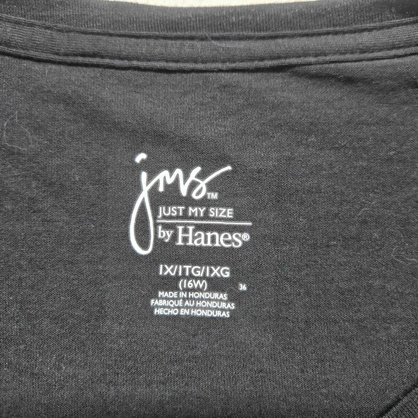 Vintage JMS Just My Size Shirt Black City Scape Neck Pullover Adult Women's Size 1X Size XL / US 12-14 / IT 48-50 - 2 Thumbnail
