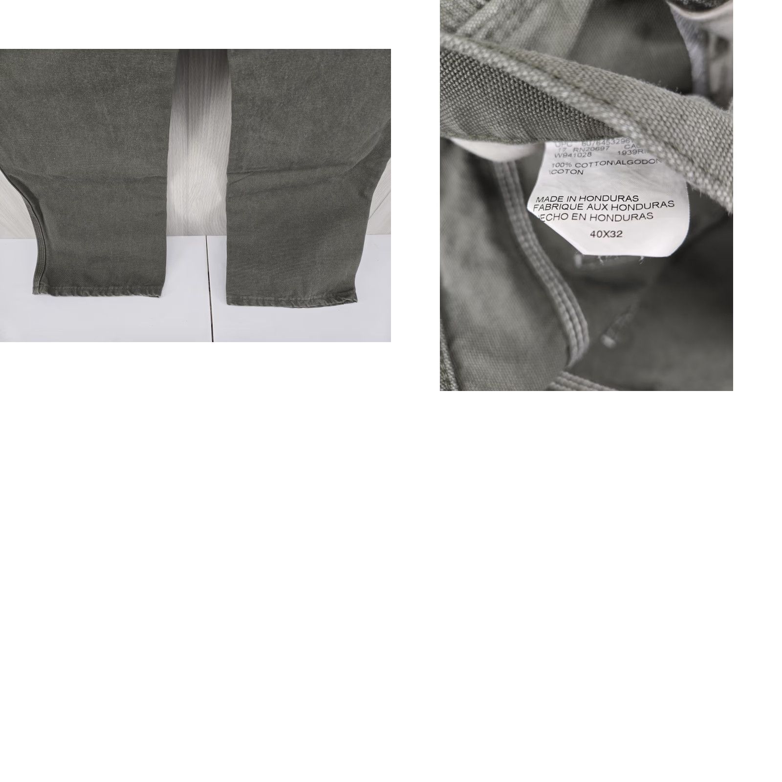 Dickies Dickies Mens Pants Duck Canvas Utility Carpenter Jeans Moss Green 40x32 Mens Straight Leg Relaxed Fit Workwear Casual Size US 40 / EU 56 - 9 Thumbnail
