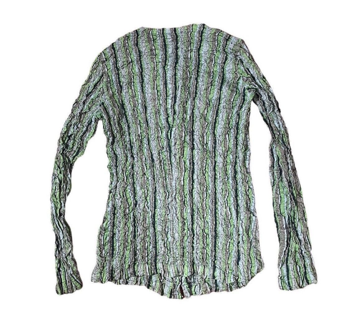 Issey Miyake Vintage issey miyake me crumpled pleats striped outer Size S / US 4 / IT 40 - 5 Thumbnail