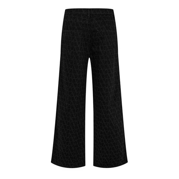 o1g2r1mq0824 All Over Vlogo Jeans in Black