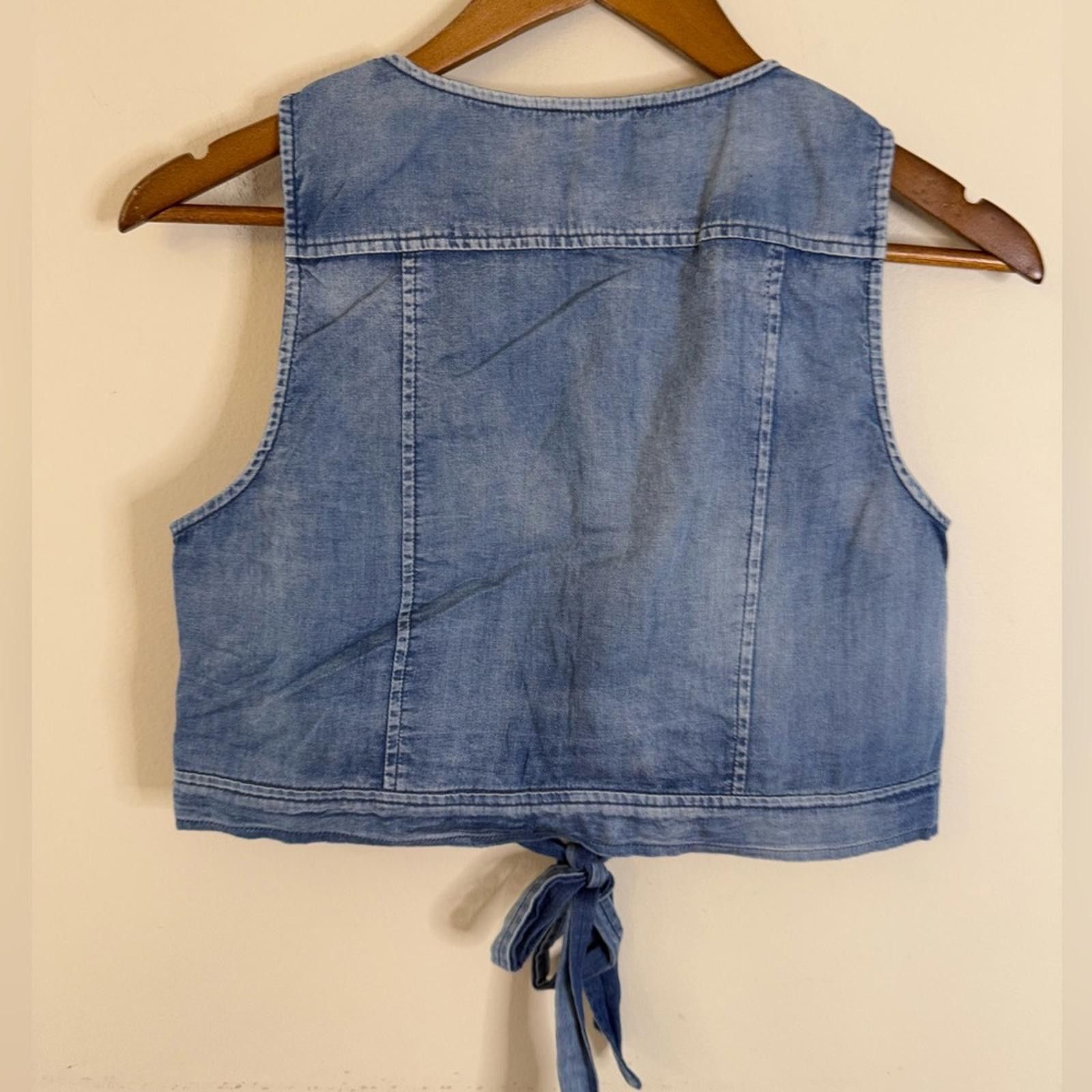 Other Very J Denim crop top SZ Small Size S / US 4 / IT 40 - 2 Thumbnail
