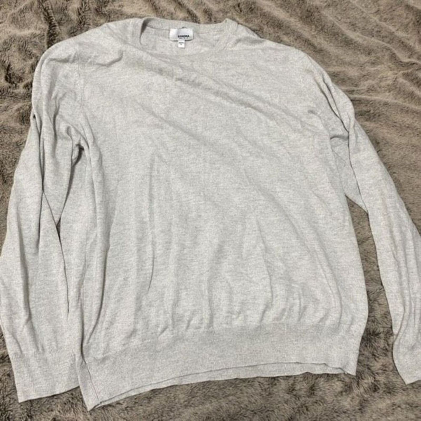 Sonoma Sonoma Gray Neutral Crewneck Knit Sweater | Sz XL Size US XL / EU 56 / 4 - 2 Thumbnail