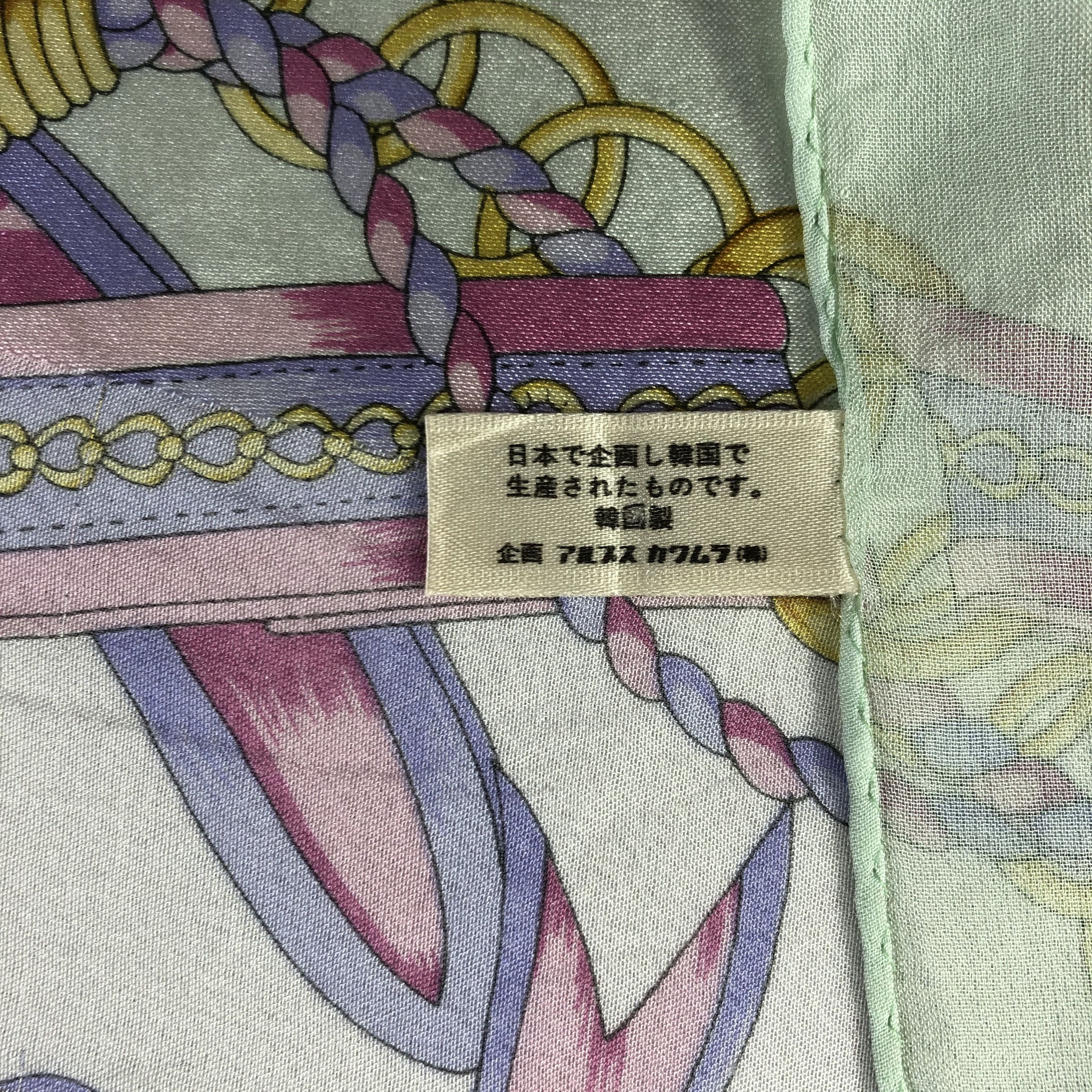 Vintage Vintage Polo Mallet Silk Scarf Size ONE SIZE - 6 Thumbnail