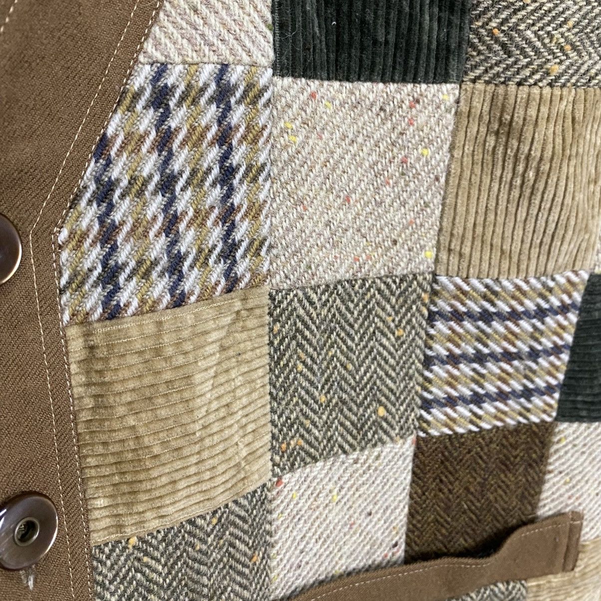 Handmade × Japanese Brand × Vintage Maruten Bou patchwork reversable vest Size US L / EU 52-54 / 3 - 13 Thumbnail
