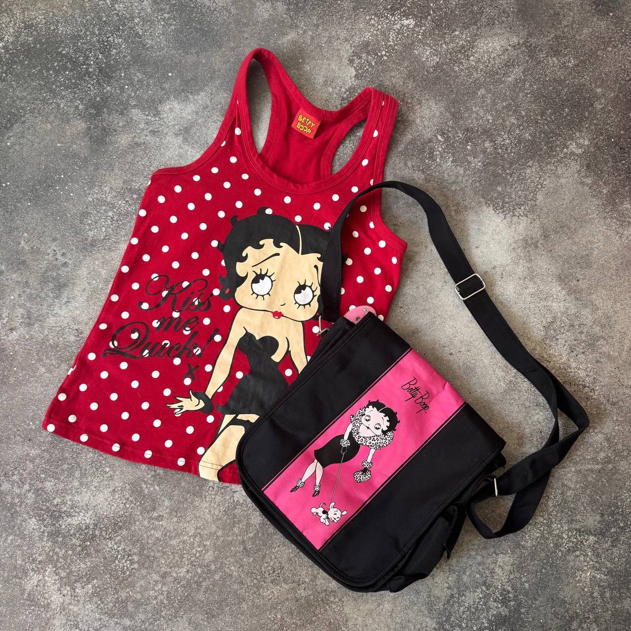 20471120 × Hysteric Glamour × Japanese Brand Y2K Betty Boop Vintage Super Glam Crossbody Bag Size ONE SIZE - 2 Thumbnail