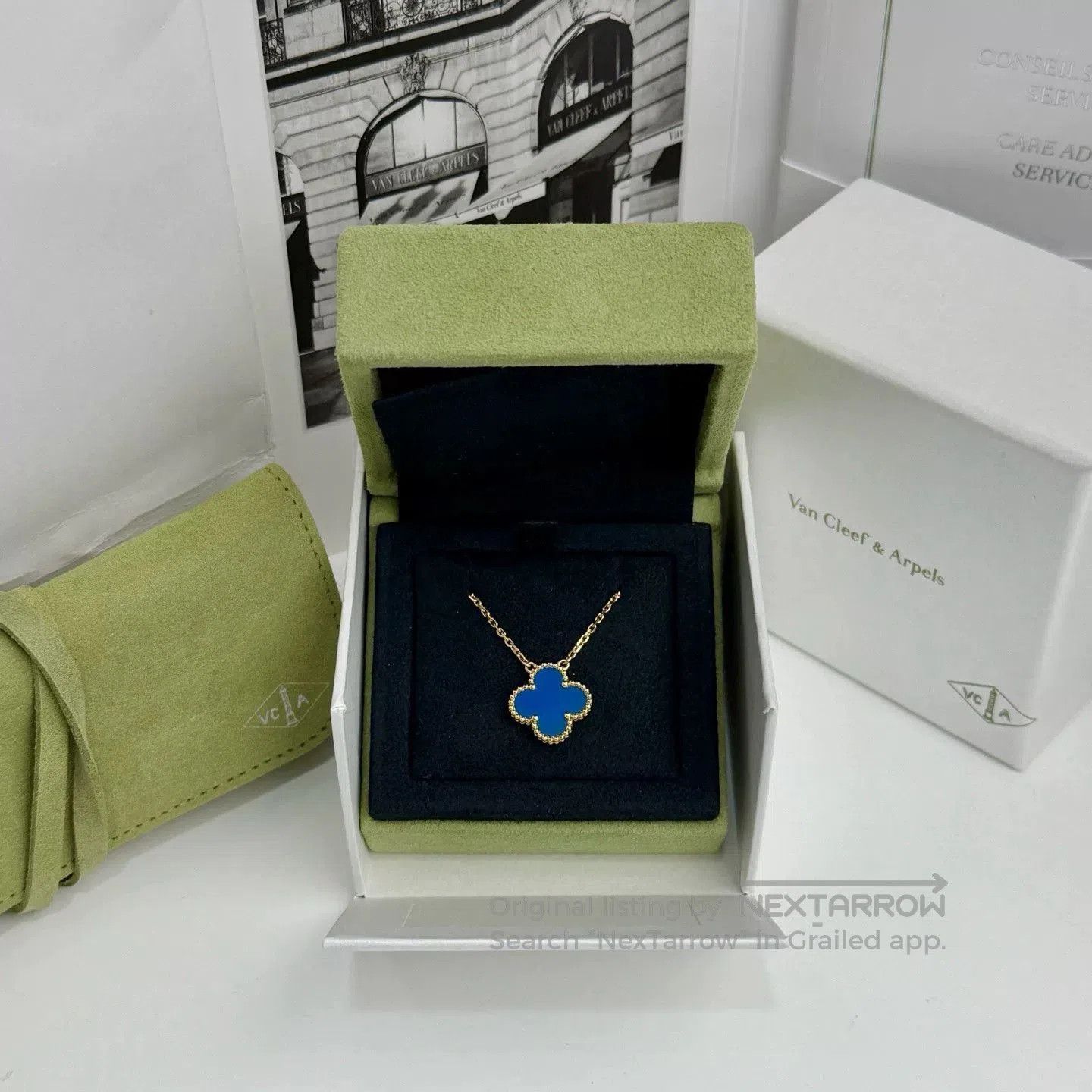 Van Cleef & Arpels Van Cleef & Arpels 18k Gold Clover Necklace. Size ONE SIZE - 1 Thumbnail