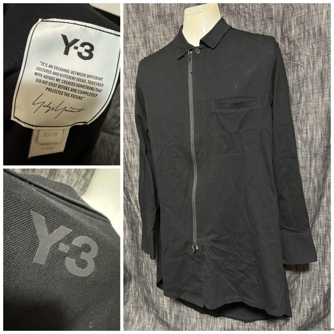 Yohji Yamamoto Y-3 yohji yamamoto back logo zip long shirt Size US XS / EU 42 / 0 - 1 Thumbnail