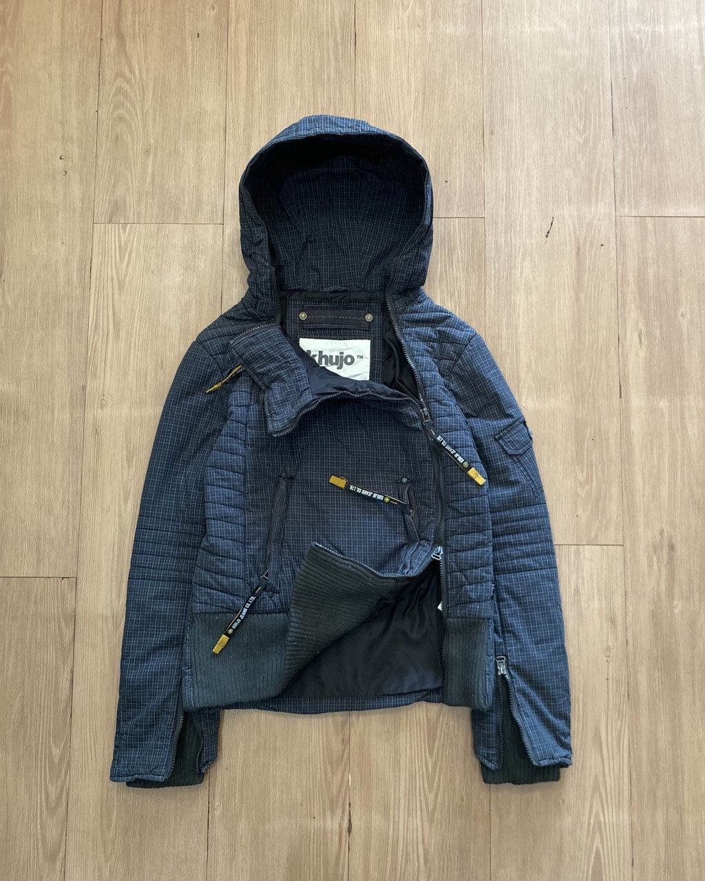 Japanese Brand KHUJO JAPAN 2WAY ASSYMMETRICALZIP UP JACKET Size US L / EU 52-54 / 3 - 3 Thumbnail